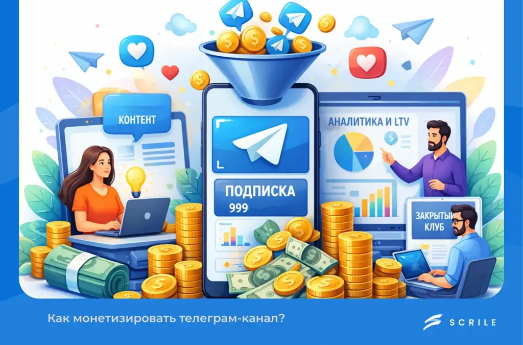 Как монетизировать телеграм-канал? Реальные модели дохода 2026