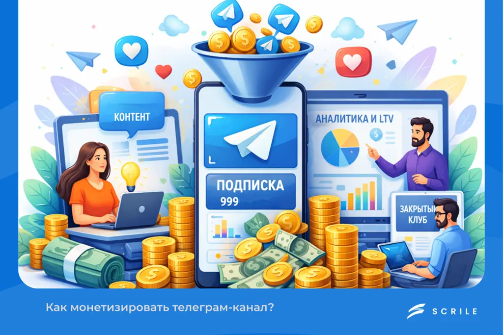 Как монетизировать телеграм-канал? Реальные модели дохода 2026