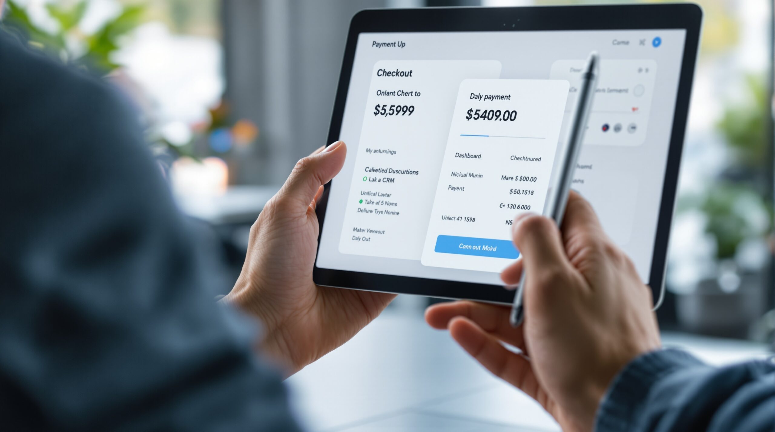 Online payment screen for community platform pricing