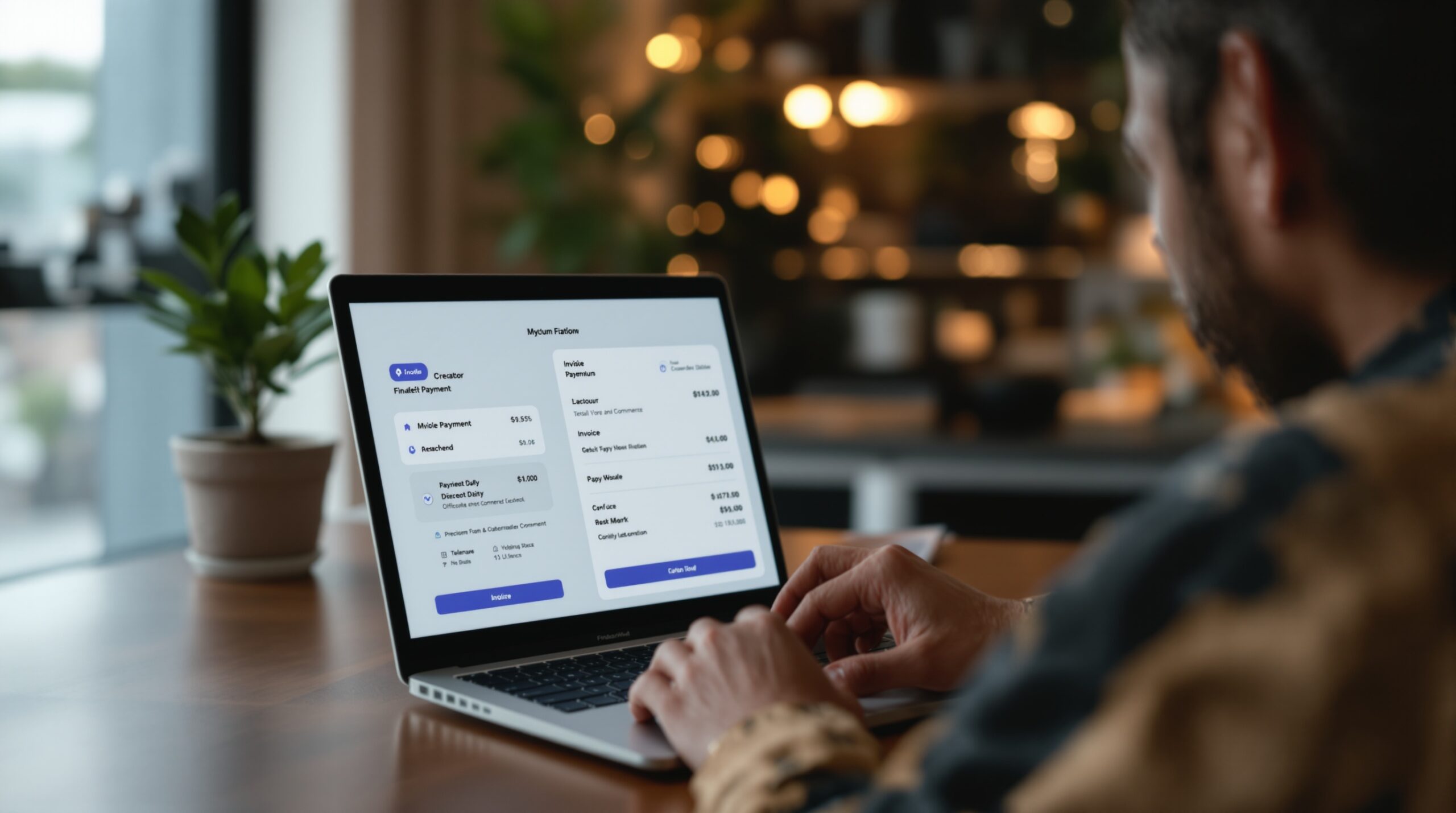 Online payment screen for community platform pricing